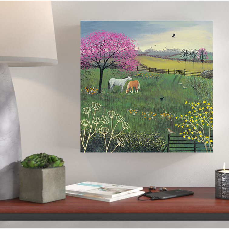East Urban Home Jo Grundy Wrapped Canvas Painting & Reviews Wayfair